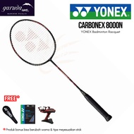 Yonex CARBONEX 8000N BADMINTON RACKET - BLACK/RED SP / CARBONEX 8000 N