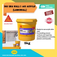 5KG SikaWall®-603 Acrylic (white) Ready-to-use Acrylic Skim Coat / 103 Lankowall