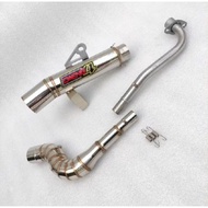 EXHAUST RACING DAENG4 OPEN FOR LC135 EX5 WAVE DASH 110 125 SRL 11T KRISS 110 125 SYM 110 Y15ZR LAGEN