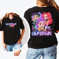 Kpop Demon Hunter T-Shirt/Baju Huntrix Demon Hunter Merch Clothes Kids Adults Harajuku Cotton Top01