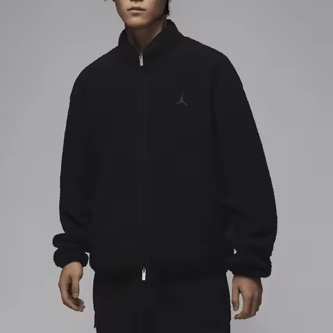 Nike genuine JORDAN Men's Faux Shearling Fleece Loose Jacket FV7449-010