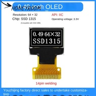 HONEYROOM OLED Screen Display, 14PIN 0.49 inch OLED Screen Board, inteligente IPS 3.3V. SSD1315 Driv