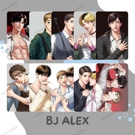 GLOSSY Card ️ Photocard BJ Alex Yaoi - Manhwa Card - Scratch-resistant GLOSSY Lamination - Rounded C