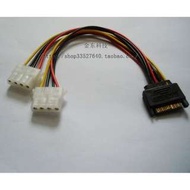 SATA 轉 2個IDE(4P)電源線 sata電源反向轉換線 SATA/IDE線全銅