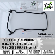 Daihatsu EFGL EFRL EFDET for Mira L5 L6 L7 Valve Cover Gasket - SANWA Japan OEM P/N 11213-97211