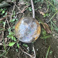 彩虹黃泥骸骨水晶球