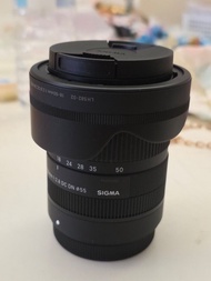 SIGMA 18-50mm f2.8 x mount連Filter