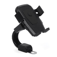 Motor Holder Motorcycle Mount Bike & Bicycle Metal Aluminum Alloy with 360 Degree Rotation Adjustabl