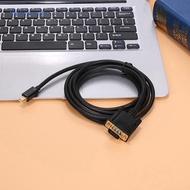 ✦Ele✦1.8m Thunderbolt Mini Display Port to VGA Adapter Cable for HDTV Projector