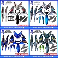 Y15ZR Y15 V1V2 EXCITED 2021 FOUR KING BODY COVER SET TANAM STICKET  BUATAN MALAYSIA