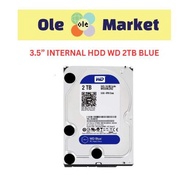 3.5” INTERNAL HDD WD 2TB BLUE