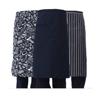Chef Apron Waterproof Half-length Apron Hotel Catering Cafe Western Restaurant Waiter Work Apron