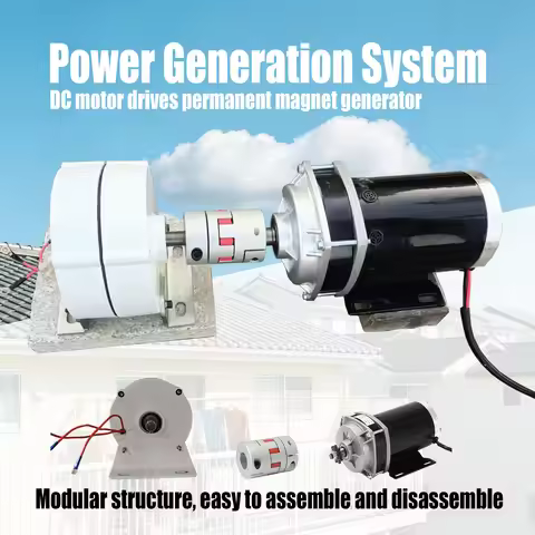 Free Energy Power Generation System AC Permanent magnet generator and DC motor 1KW3KW6KW10KW Use for