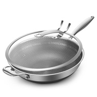 Batch 316 Gift Wok Wok Stainless Steel Wok Pan Frying Pan Non-Stick Pan Stainless Steel Utensils Hon