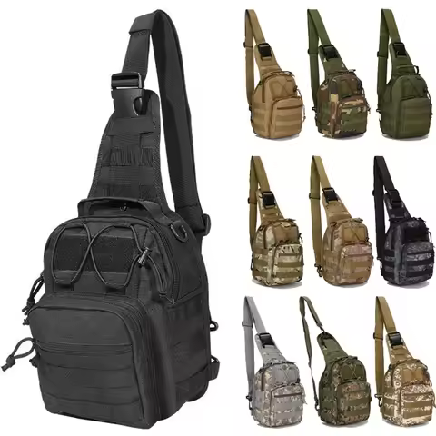 Tactical Shoulder Chest Bag Rover EDC Outdoor CCW Sling Bag Waterproof Hiking Camping Pack Hunting C