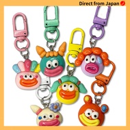 [Direct from Japan]
[SHOP SHIMATARO] Funny Face Keychain Set of 6, 2cm Charms, Zipper Pulls, Toys, L