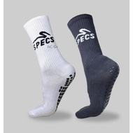 Specs Anti-Slip Calf Length Adult Socks in Black and White
