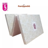 (FurnitureSG) (Ready Stock) Seahorse 3-Fold Mattress 4 Inch (Foldable)