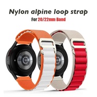 22mm 20mm Watch Band Alpine Loop For Samsung Galaxy Watch 7 6 5 4 Classic Active 2 Gear S3 Sport Nyl
