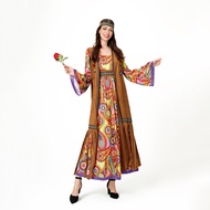 Hippie Dress - Retro 60s-70s Disco Adult Costume | Carnival-Inspired