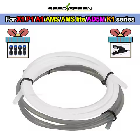PTFE Tube for Bambu Lab P1P/P2S AMS A1 mini PTFE Tube Teflonto Pipe Bowden Extruder 1.75mm ID2.5mm O