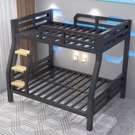 Space-Saving Metal Bunk Bed Double-Decker Bunk Bed Frame Sturdy Furniture Long-Lasting for Teens Kid