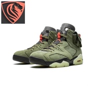 Air Jordan 6 x travis SCOTT AJ6 TS Army Green grimace cn1084-200 gasv