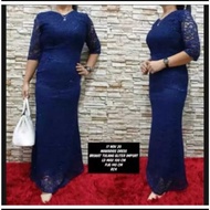 Long Dress / Christmas Dress Wedding Church Party Brocade Modern Dress