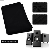 JUNMPERRD Speaker Grill Cloth, Breathable Anti-dust Speaker Mesh Cloth, KTV Boxes Repair Black Speak