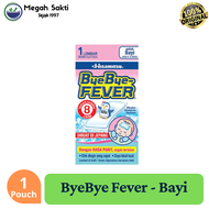 ByeBye Fever Bayi Isi 1Lembar - Bye Bye Fever Plaster Kompres Demam Untuk Bayi Hisamitsu Hisamitsu