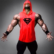 Cotton Tank Top Men  Keep Fit Casual Gyms Clothing hoodie Singlet Fitness Tops Muscle Guys Muscle To