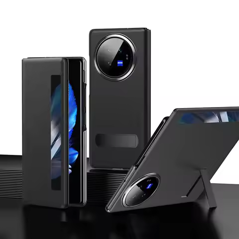 For Vivo X Fold 3 Casing Case For Vivo X Fold3 Pro Smart Window Leather Stand Shockproof Mobile Phon