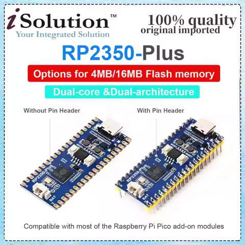 Raspberry Pi Pico 2 Plus RP2350 Board RP2350A RP2350-Plus Development Board, Based On Raspberry Pi R