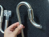 [Hoàn Tiền 10%]bộ in out inox phi 12 ngắn (L=15cm) lọc váng "XOAY - in out inox xoay 360 độ có lọc v