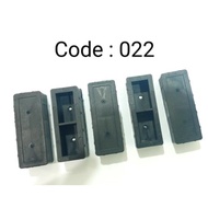 PVC Bracket Code: 022 - 1'' x 2 1/2'' Hollow Bracket DIY Home Improvement