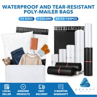 Waterproof Poly-Mailer Bags — Tear-Resistant Shipping Envelopes, 20/50/100 Pack