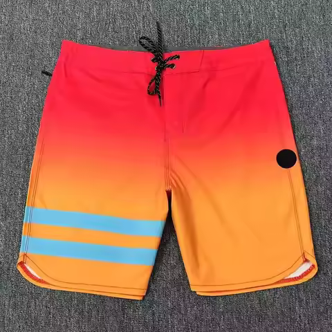 Professional Men’s Surfing Beach Shorts Adjustable Waist Bermuda Waterproof 4-way Stretch Board Shor