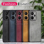 Casing For Realme 15 1 5 T X Pro Plus 15T 15X 15Pro 15ProPlus 15Pro+ Realme15Pro Sheepskin Leather P