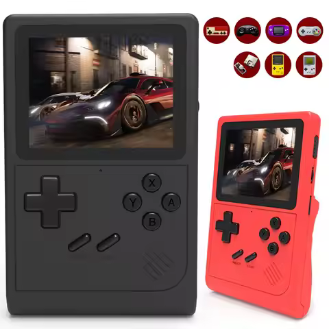 GB300 Handheld Game Console Player 3.0 inch AV Output Screen Video Game Console built-in 6000 Game F