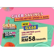 Umobile Unlimited postpaid GX68 (promotion)