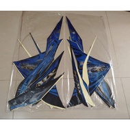 Jupiter MX 2011 Black Striping Sticker biru