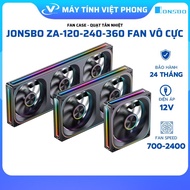FAN CASE - JONSBO ZA-120 ZA-240 ZA-360 BLACK LED ARGB INTEGRATED - GENUINE