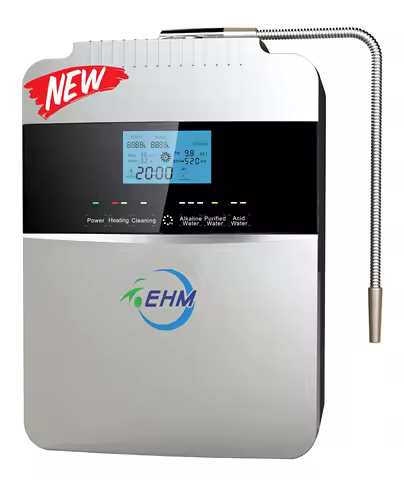 Kangen Water Ionizer Hydrogen Water Filter with 8 Ti-Pt Plates pH 2.5-11.2