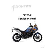 Zontes 703F / 703-F 2025 Maintenance Service Manual