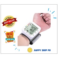 Battery Included Medical Wrist Blood Pressure Monitor Digital BP Heart Rate Monitor Sphygmomanometer