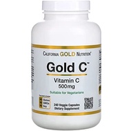 [SHIPPING PROMO] California Gold Nutrition Gold C Vitamin C 500 mg 240 Veggie Capsules