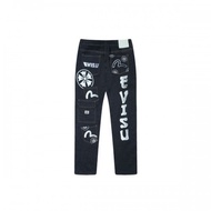 [EVISU] Multi logo carrot fit low Denim Pants Jeans（EX5MDP703_ID）