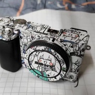 Walking Donkey Suitable For Sony A6000 Camera Sticker SLR Body Protective Film A6000 Cartoon Protect