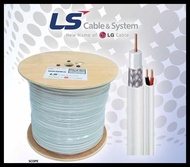 Cable Rg59 Power Ls / Lg Kabel Coaxial Cctv 1 Roll 300M Terlaris|Best