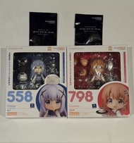 [有貨未賣] 黏土人 558 + 798 智乃 Chino 心愛 Cocoa 請問您今天要來點兔子嗎 特典版 (全新未開盒)[回覆有限額未必回覆到-有冇貨/議價不回覆]